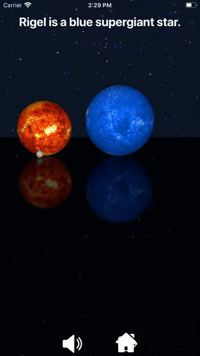 Ảnh chụp màn hình của Universe Size Comparison