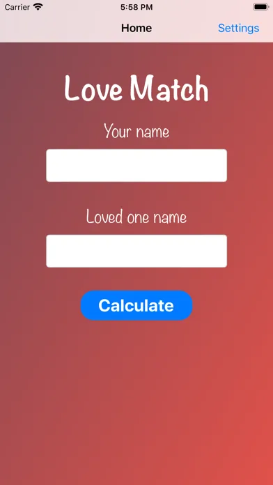 Ảnh chụp màn hình của Love Matching
