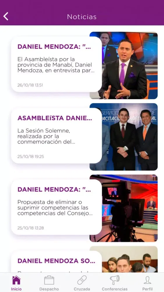 Captures d'écran de DanielEsTuVoz