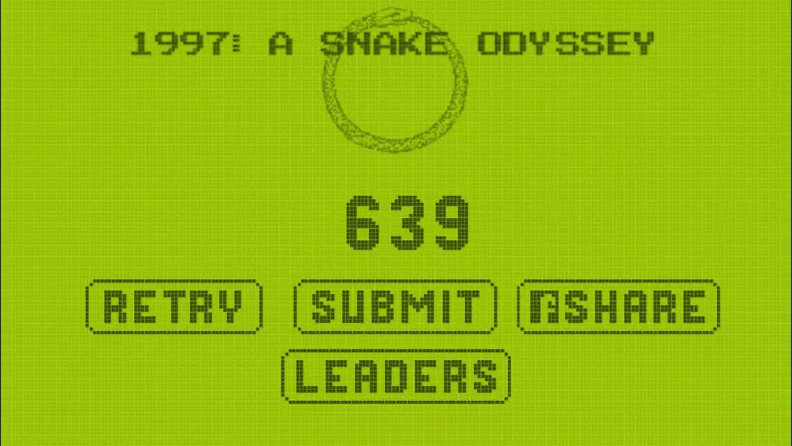 1997: A Snake Odyssey Ekran Görüntüleri