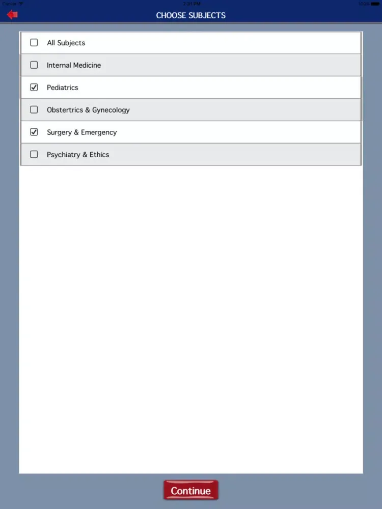Ảnh chụp màn hình của PANCE PRO App iPad 
