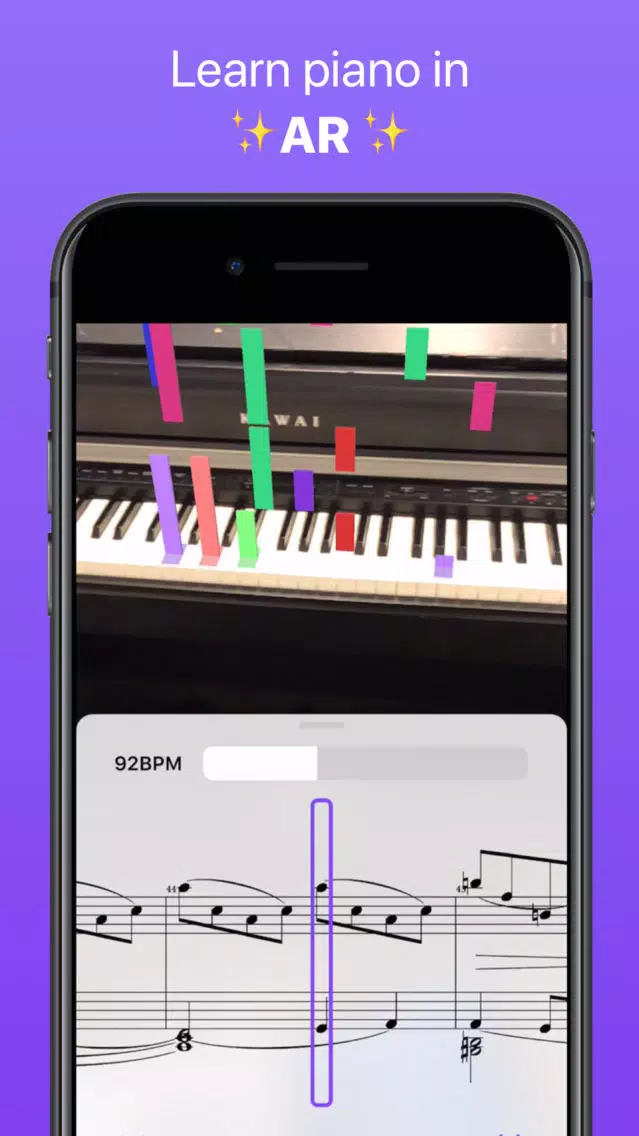 Zrzuty ekranu Chroma - AR Piano Tutor