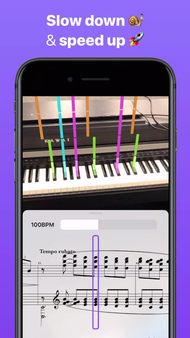 Zrzuty ekranu Chroma - AR Piano Tutor