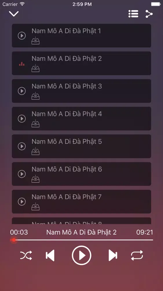 Ảnh chụp màn hình của Buddhalife Pro