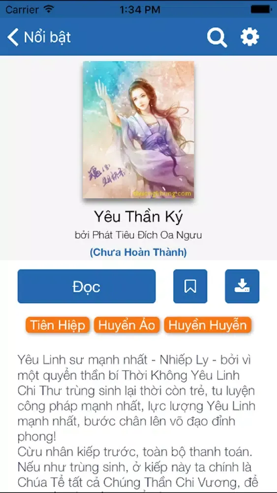 Screenshot di Bamboo Truyện