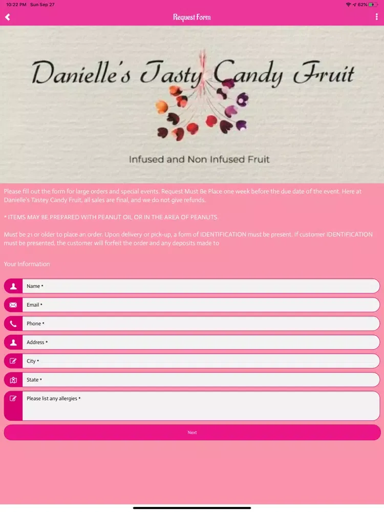 Captures d'écran de Danielles Tasty Candy Fruit iPad 
