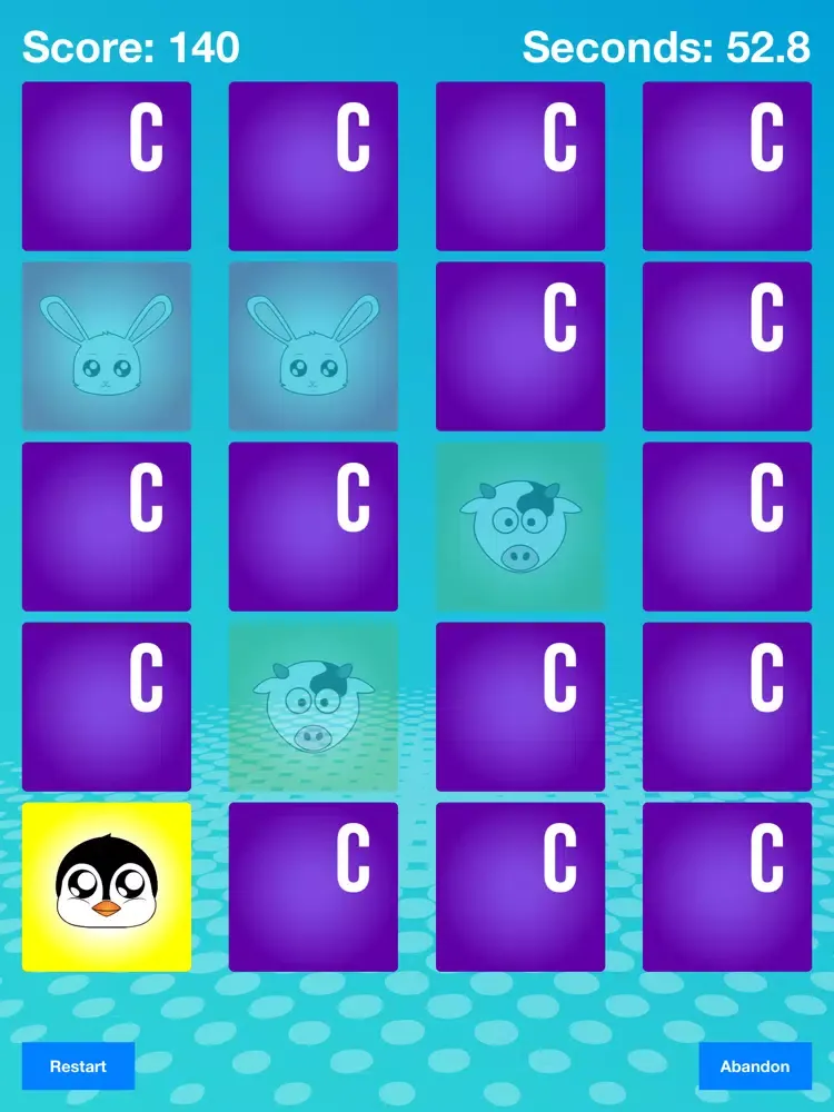 Zrzuty ekranu Concentration For Kids FREE iPad 