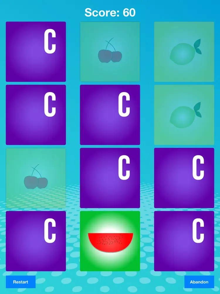 Zrzuty ekranu Concentration For Kids FREE iPad 
