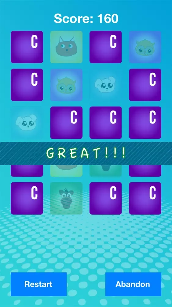 Zrzuty ekranu Concentration For Kids FREE