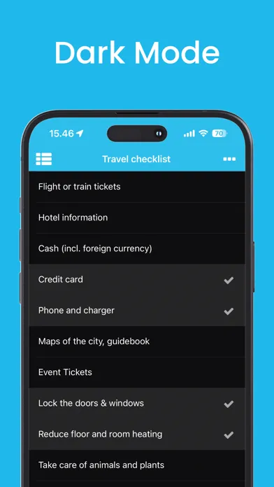 صور Checklist app (Packing List)