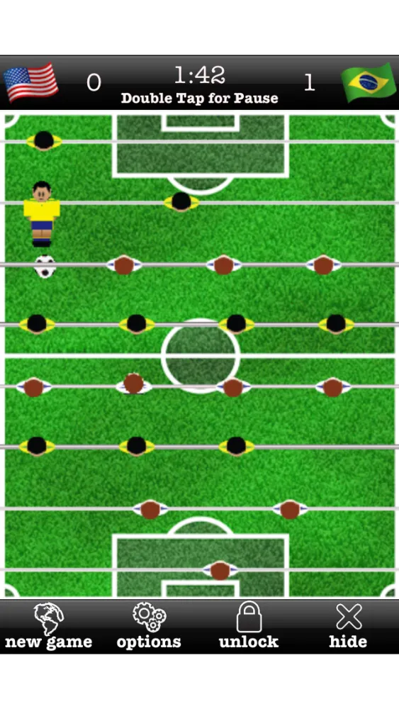 Tangkapan layar Foosball World Tour Free