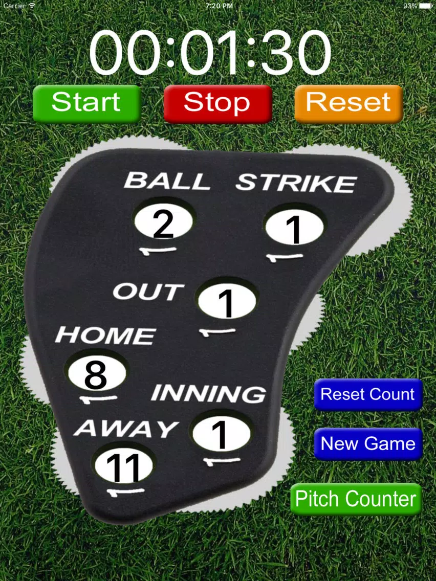 iUmpire Clicker iPad  Screenshots