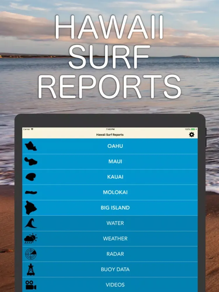 Capturas de pantalla de Hawaii Surf Reports iPad 