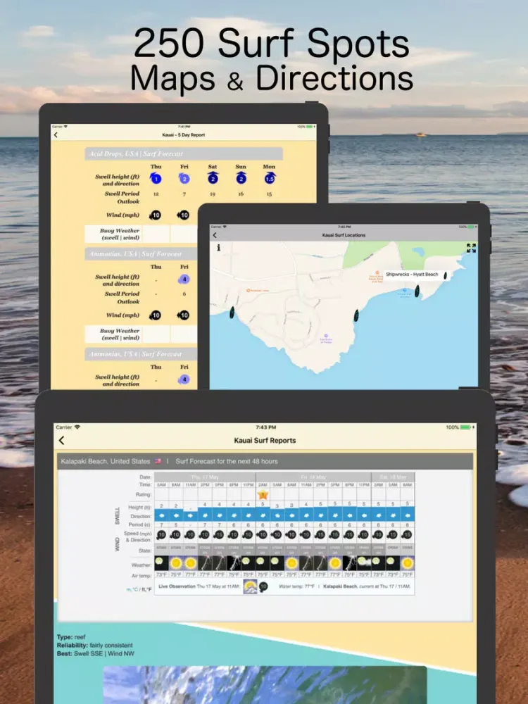 Capturas de pantalla de Hawaii Surf Reports iPad 
