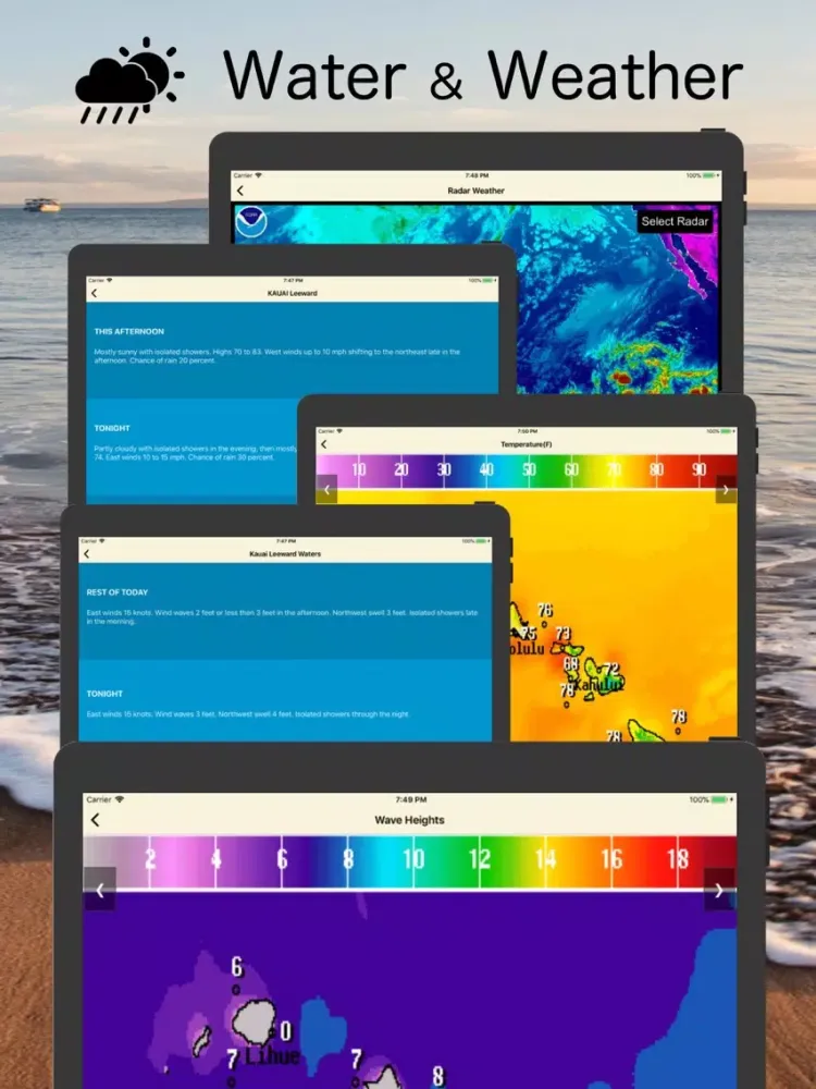 Capturas de pantalla de Hawaii Surf Reports iPad 