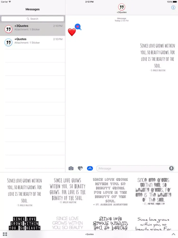 Zrzuty ekranu <3Quotes - New Inspirational Love Quotes Daily iPad 