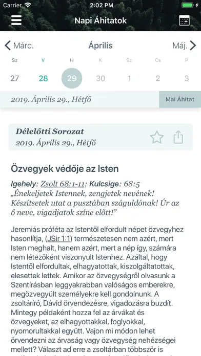 Napi áhítatok Ekran Görüntüleri