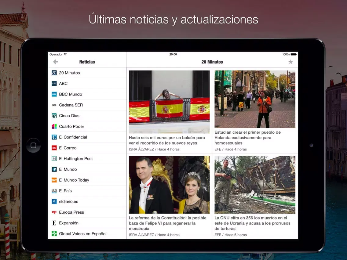 Скриншоты Noticias Plus iPad 