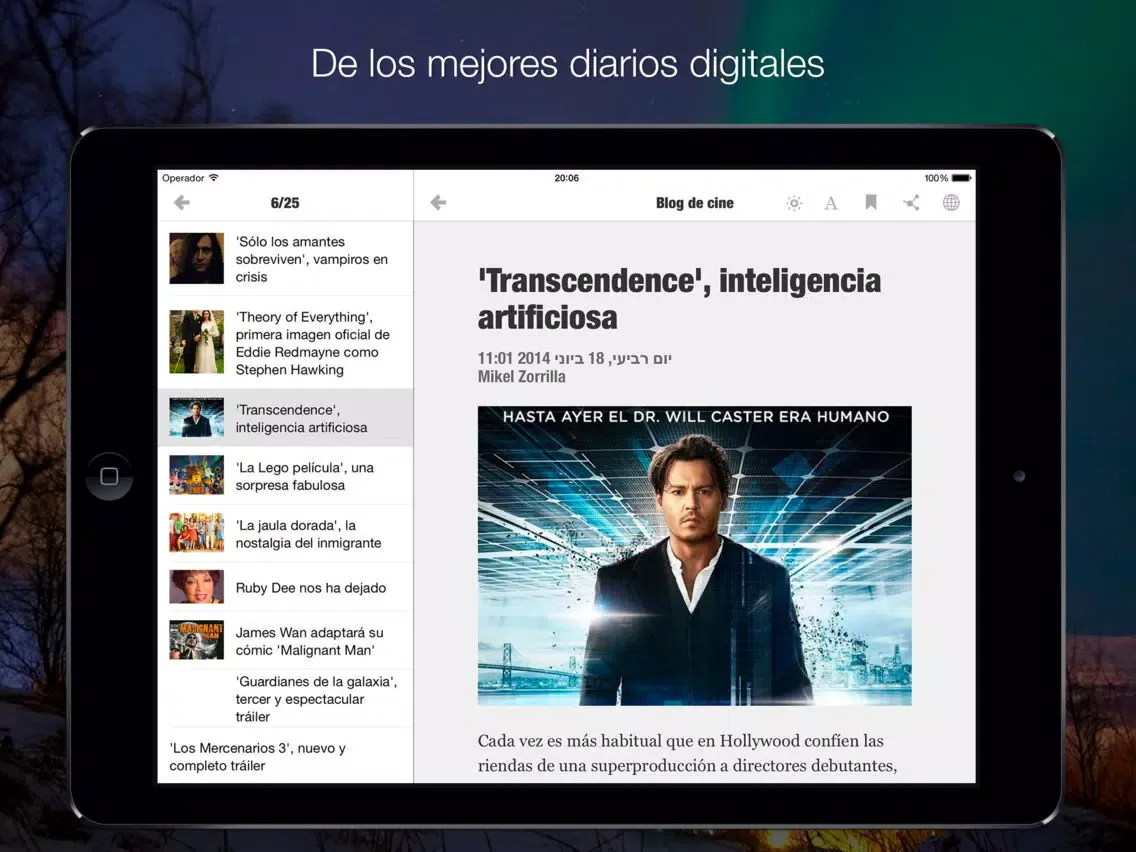Скриншоты Noticias Plus iPad 