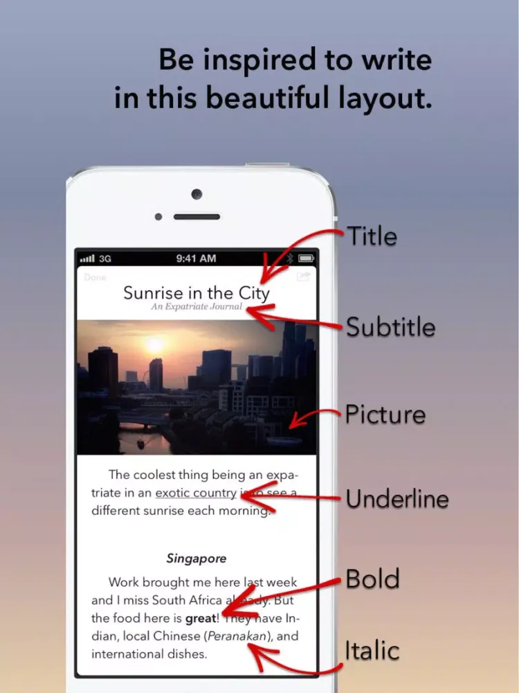 Ảnh chụp màn hình của Paragraphs - Your Perfect Writing & Note Taking App iPad 