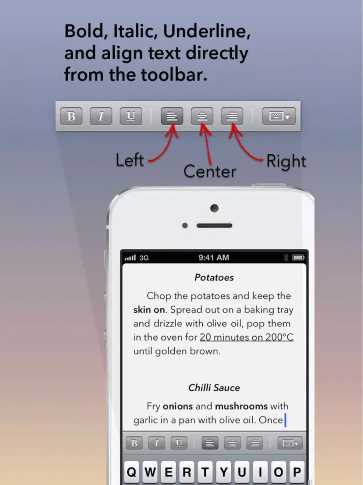 Ảnh chụp màn hình của Paragraphs - Your Perfect Writing & Note Taking App iPad 