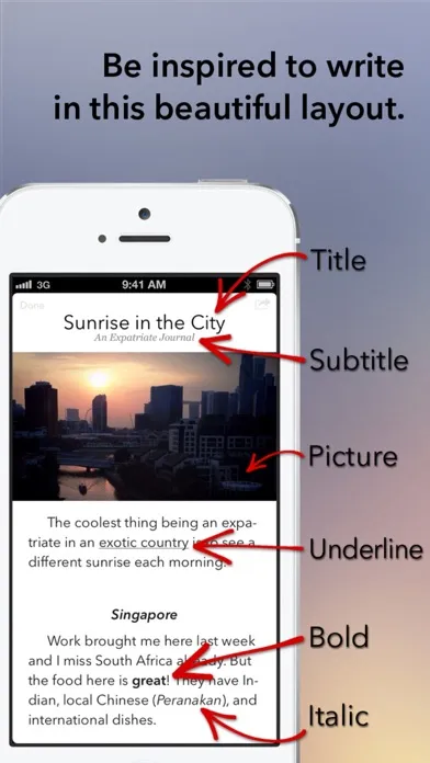 Capturas de tela do Paragraphs Lite - Your Perfect Writing & Notes App
