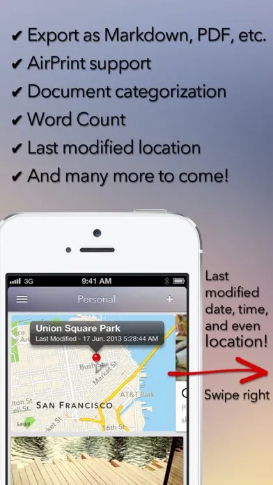 Capturas de tela do Paragraphs Lite - Your Perfect Writing & Notes App