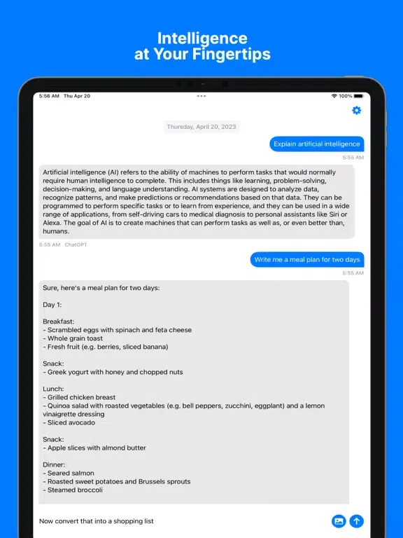 صور AI Chat - Text & Image iPad 