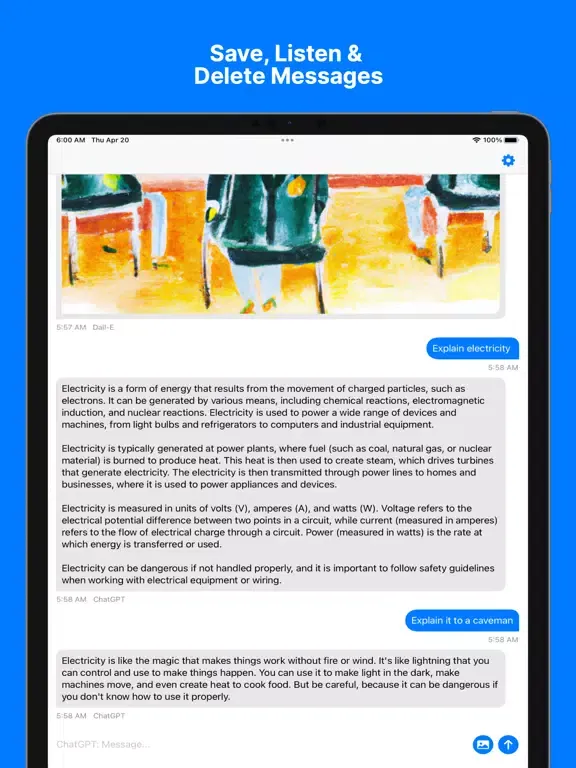 صور AI Chat - Text & Image iPad 