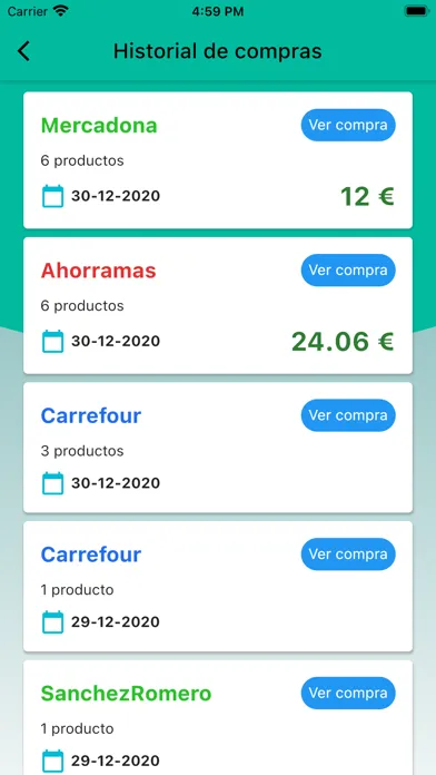 Lista de la Compra - Go2Market Ekran Görüntüleri