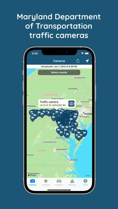 MDCams - Maryland traffic Ekran Görüntüleri