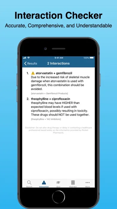 Pocket Pharmacist Screenshots