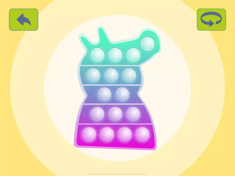 Pop It Bubble Squishy Toy Game iPad 应用截图