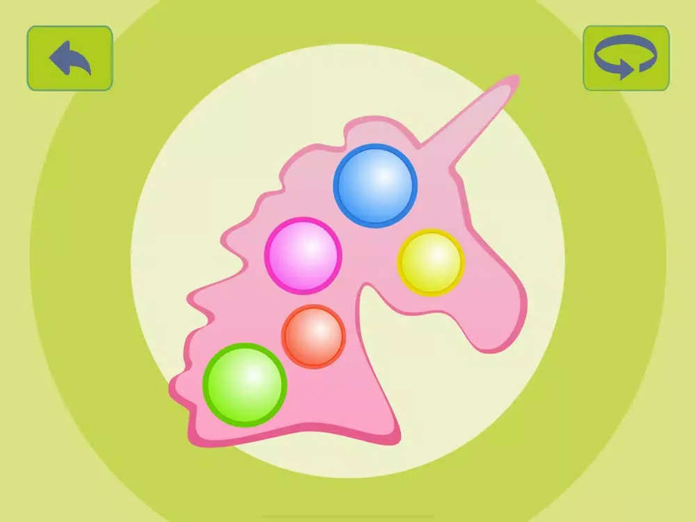 Pop It Bubble Squishy Toy Game iPad 应用截图