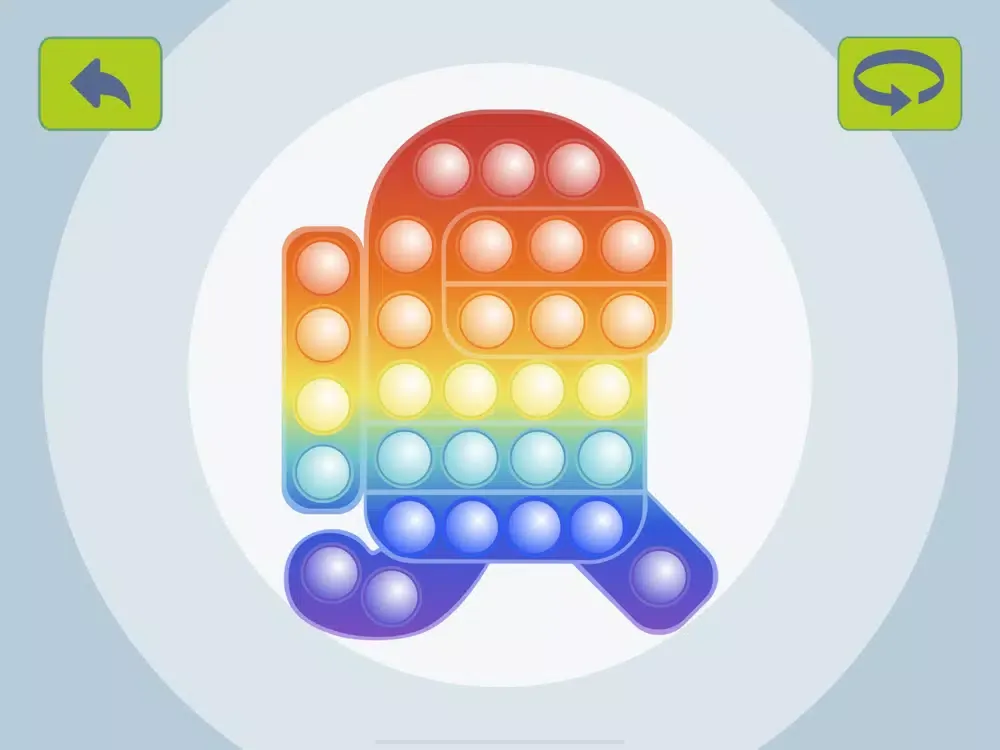 Zrzuty ekranu Pop It New Squishy Bubble Game iPad 