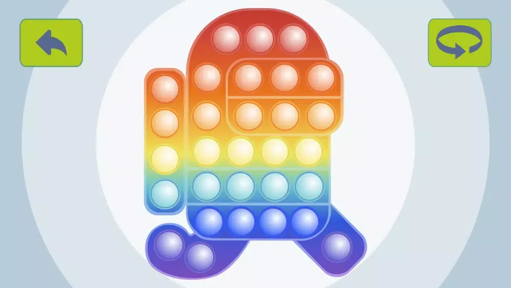 Zrzuty ekranu Pop It New Squishy Bubble Game