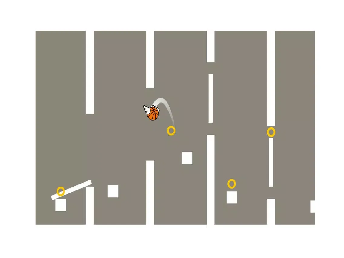 Capturas de pantalla de Flappy Dunk - Don't Fall iPad 