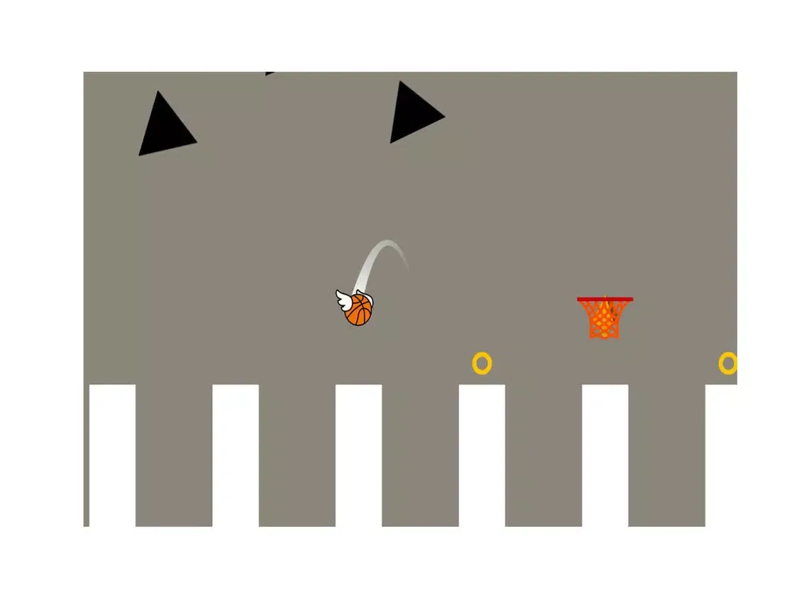 Capturas de pantalla de Flappy Dunk - Don't Fall iPad 
