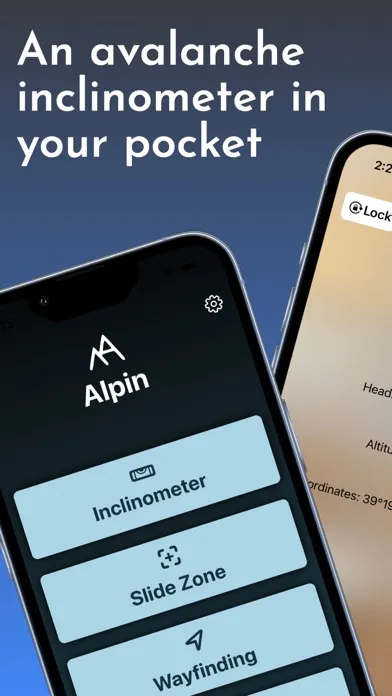 Ảnh chụp màn hình của Alpin: Avalanche Inclinometer