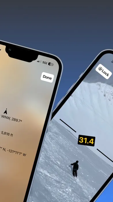 Ảnh chụp màn hình của Alpin: Avalanche Inclinometer