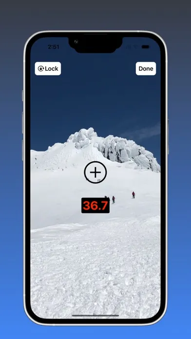 Ảnh chụp màn hình của Alpin: Avalanche Inclinometer