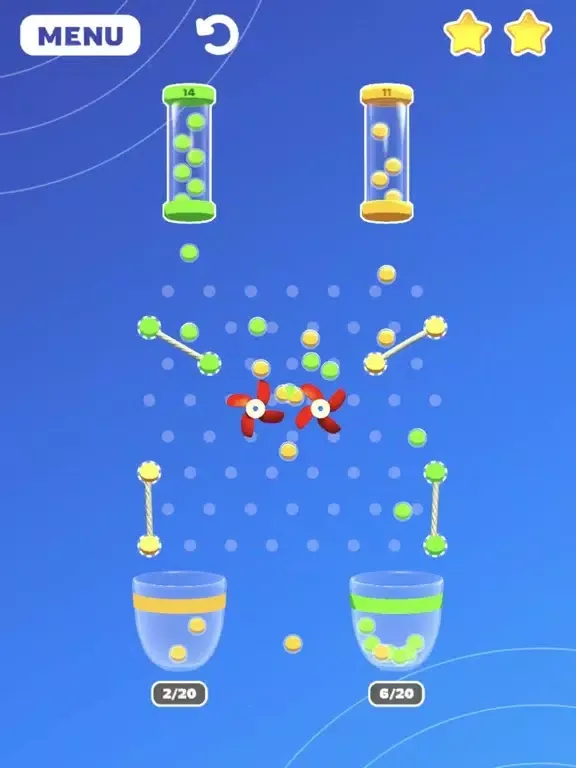Ảnh chụp màn hình của Rubber Bouncy Color Balls iPad 