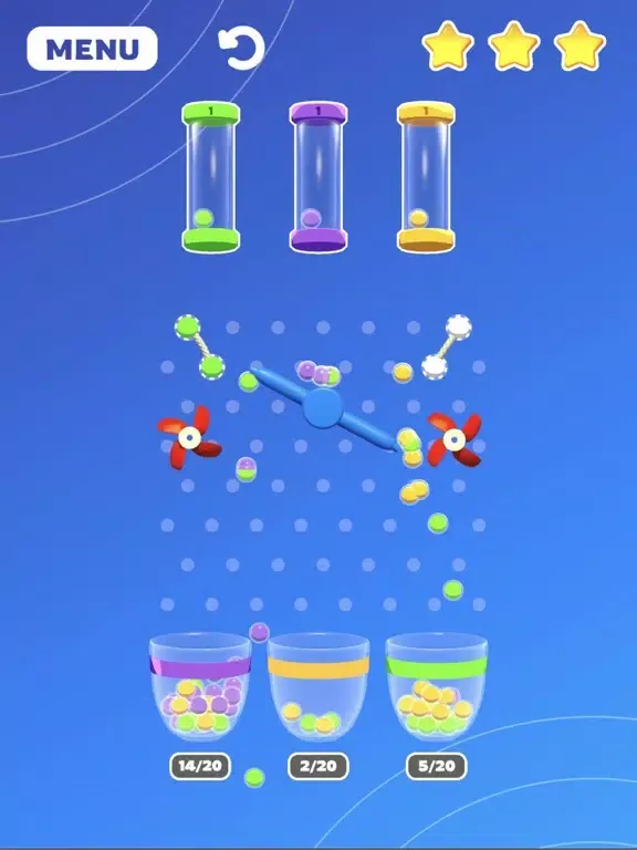 Ảnh chụp màn hình của Rubber Bouncy Color Balls iPad 