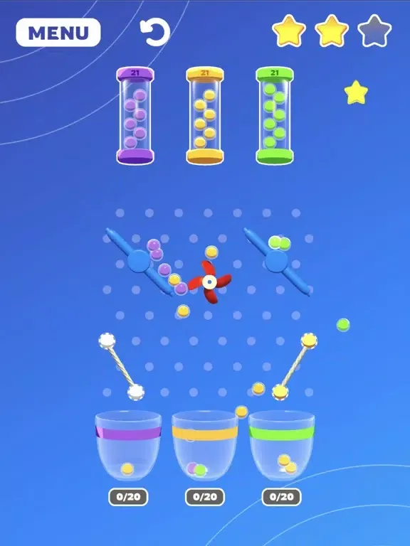 Ảnh chụp màn hình của Rubber Bouncy Color Balls iPad 