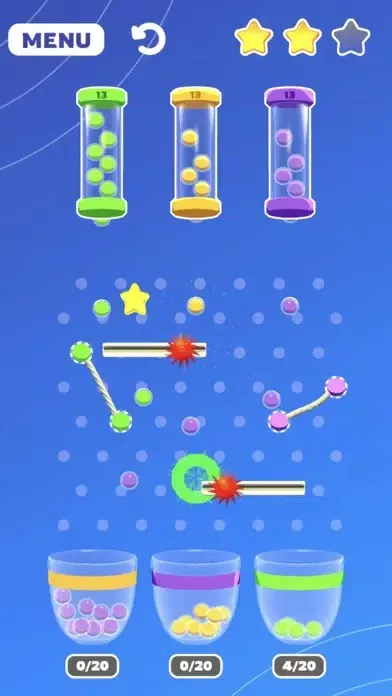 Ảnh chụp màn hình của Rubber Bouncy Color Balls