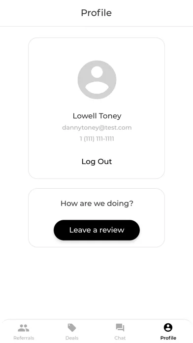 Screenshot di Danny Toney Partner App