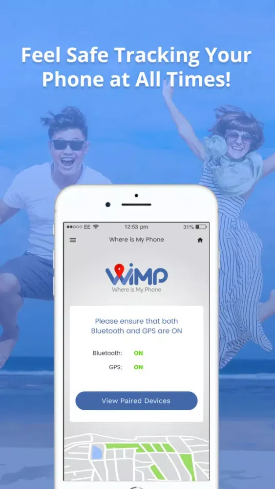 WIMP (Where Is My iPhone) سکرین شاٹس