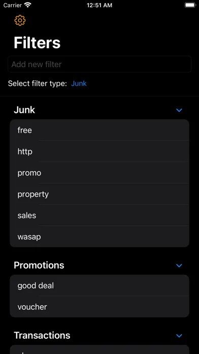 Screenshot di TextPeace - SMS Message Filter