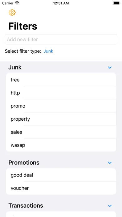 Screenshot di TextPeace - SMS Message Filter