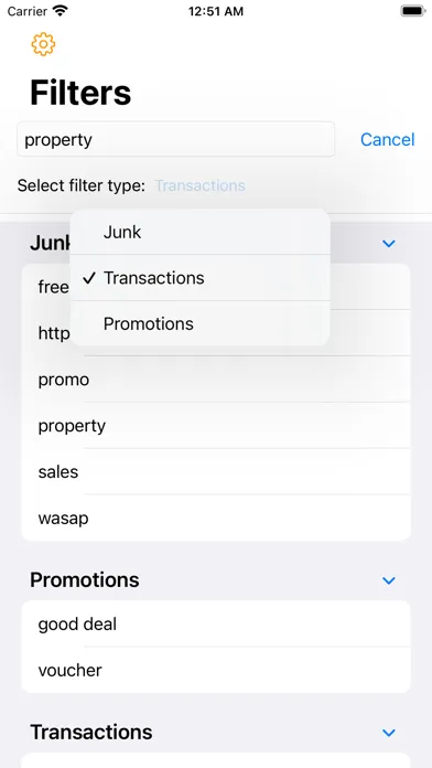 Screenshot di TextPeace - SMS Message Filter